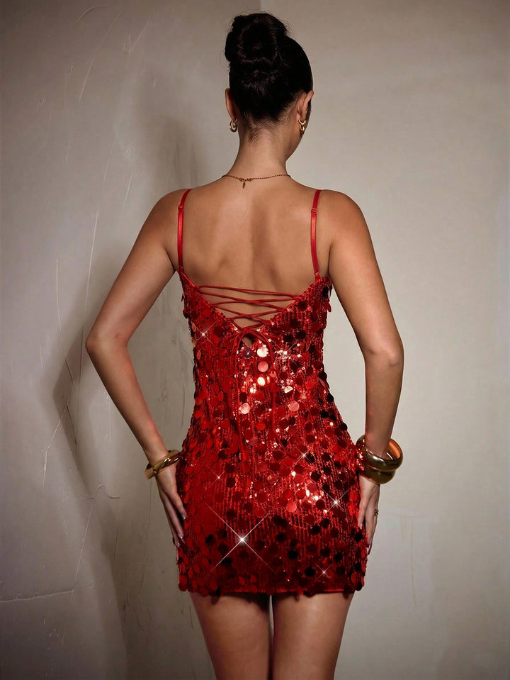 Rochie mini SHEIN, roșu