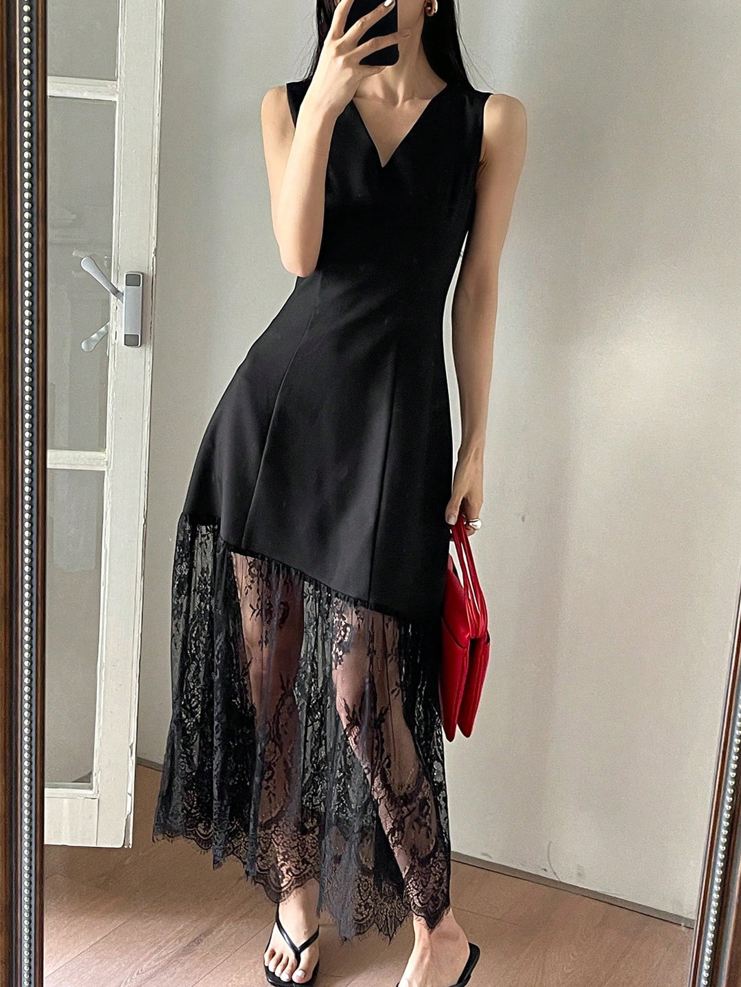 Rochie midi SHEIN, negru