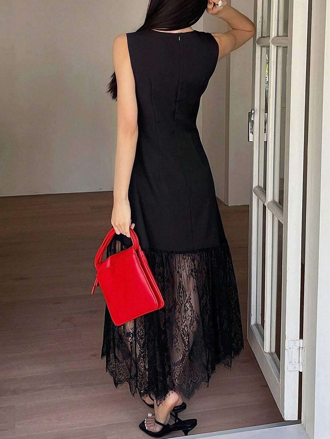 Rochie midi SHEIN, negru