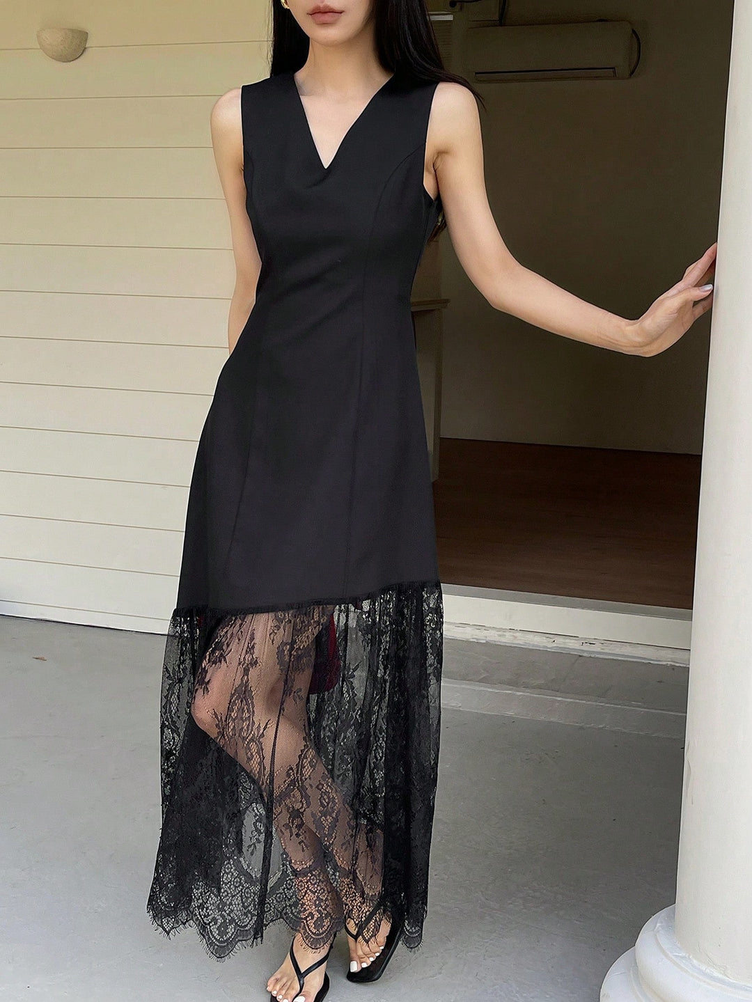 Rochie midi SHEIN, negru