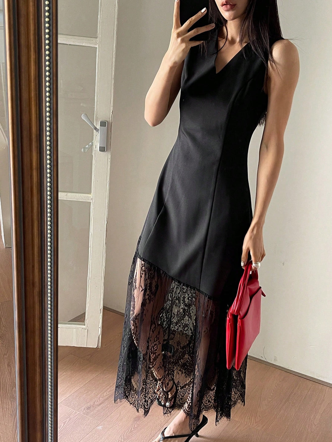 Rochie midi SHEIN, negru