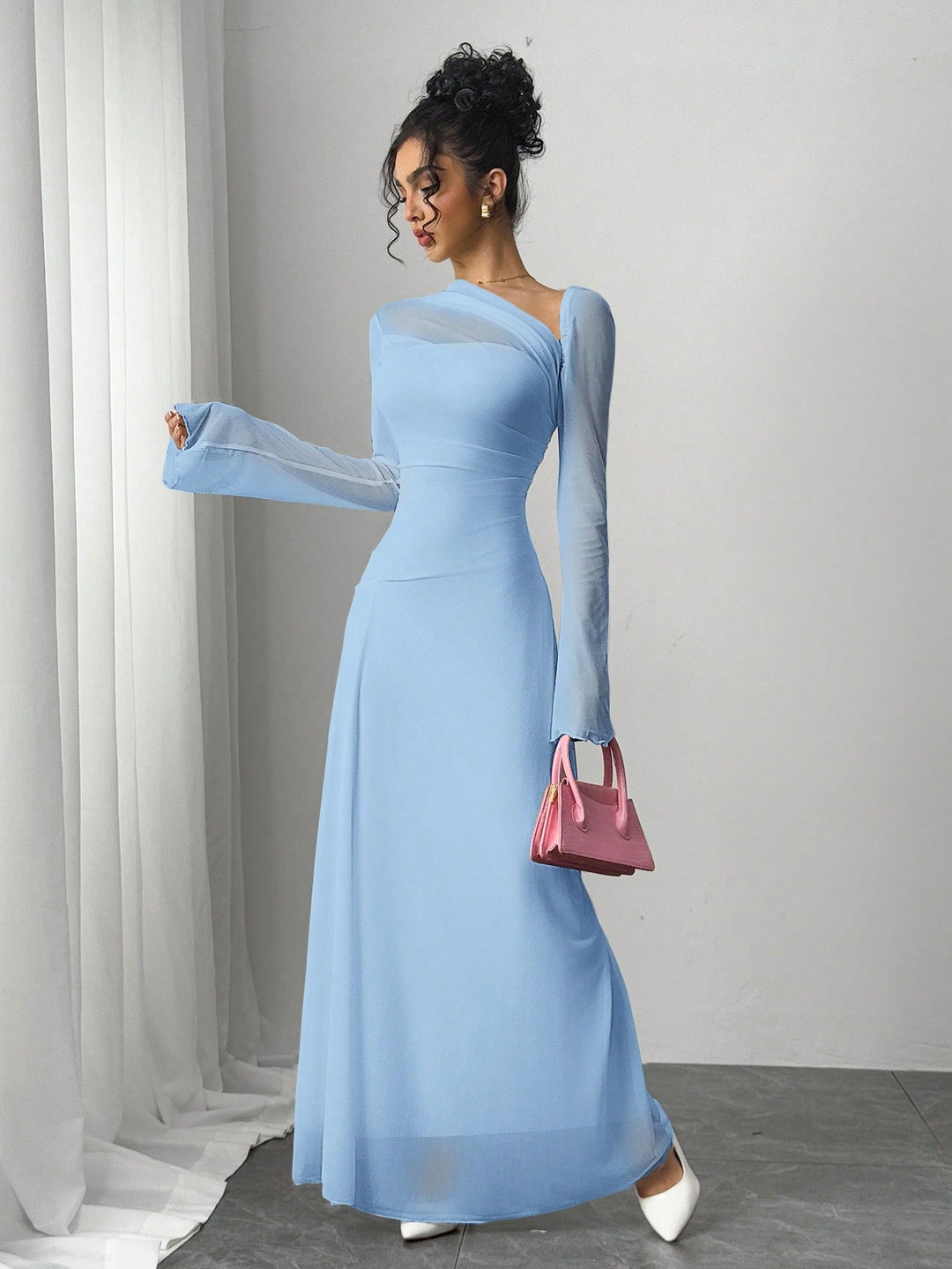 Rochie maxi SHEIN, albastru