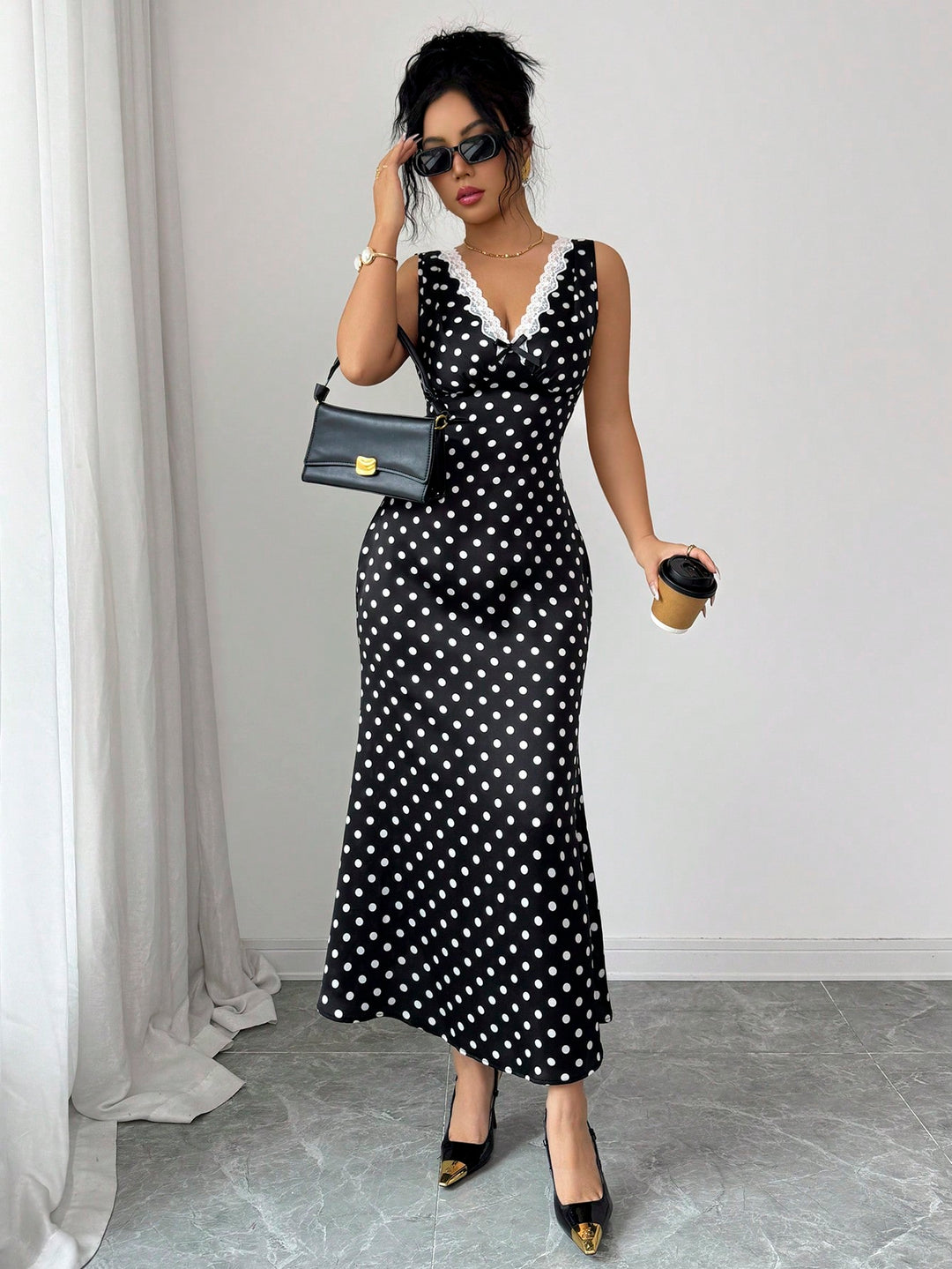 Rochie maxi SHEIN, negru