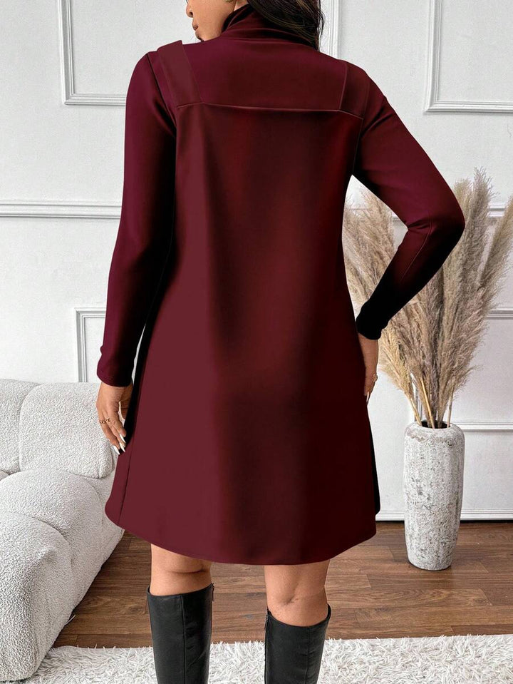 Set rochie și bluză SHEIN, vișiniu