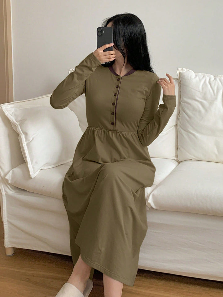 Rochie de noapte SHEIN, verde