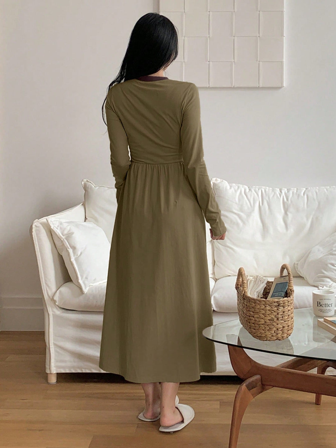Rochie de noapte SHEIN, verde