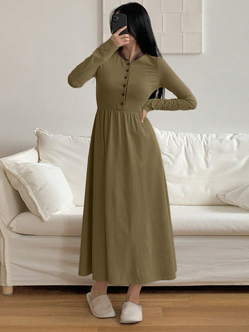 Rochie de noapte SHEIN, verde
