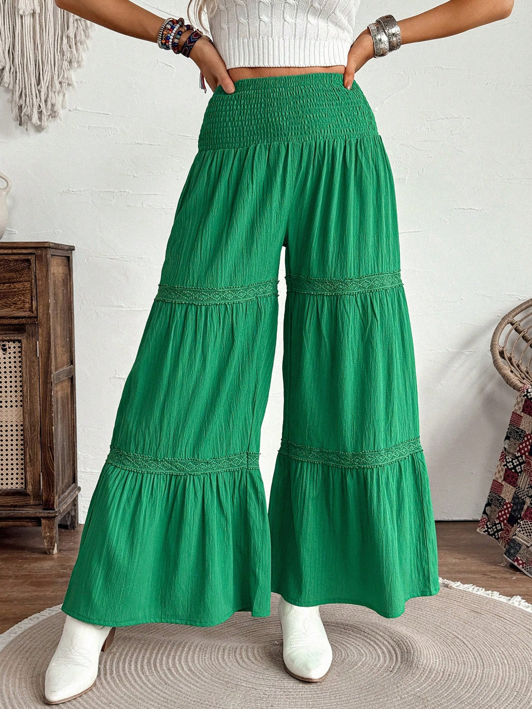 Pantaloni SHEIN, verde