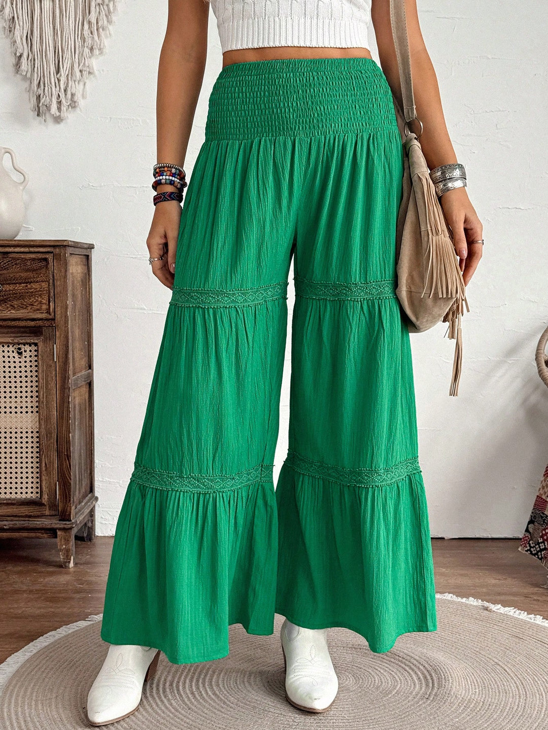 Pantaloni SHEIN, verde