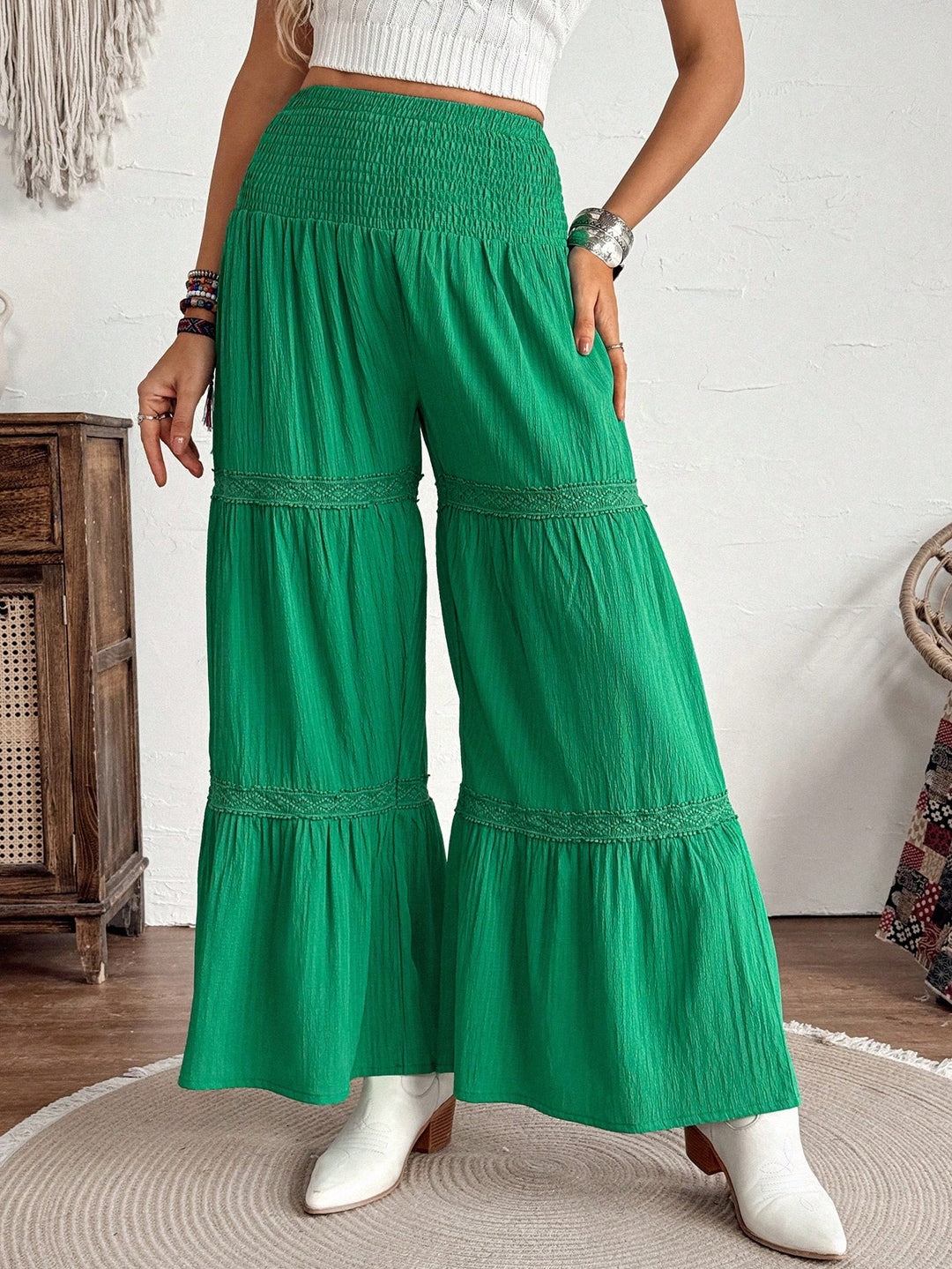 Pantaloni SHEIN, verde