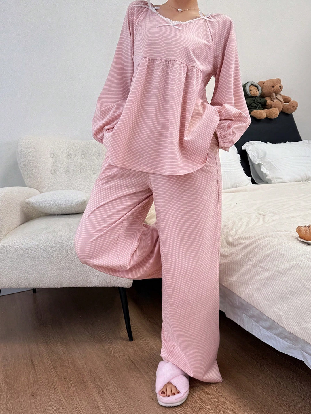 Pijama SHEIN, roz