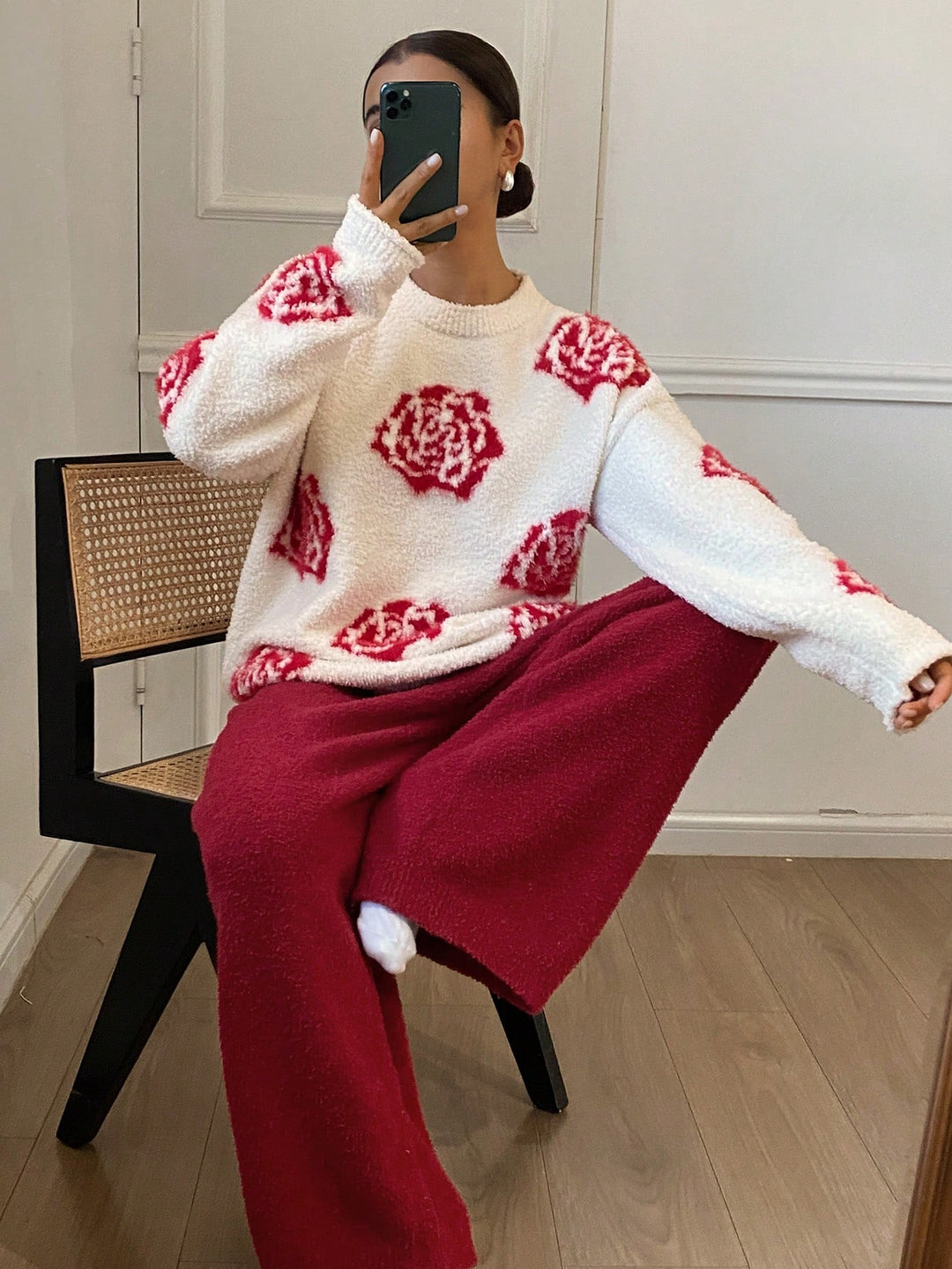 Pijama SHEIN, roșu