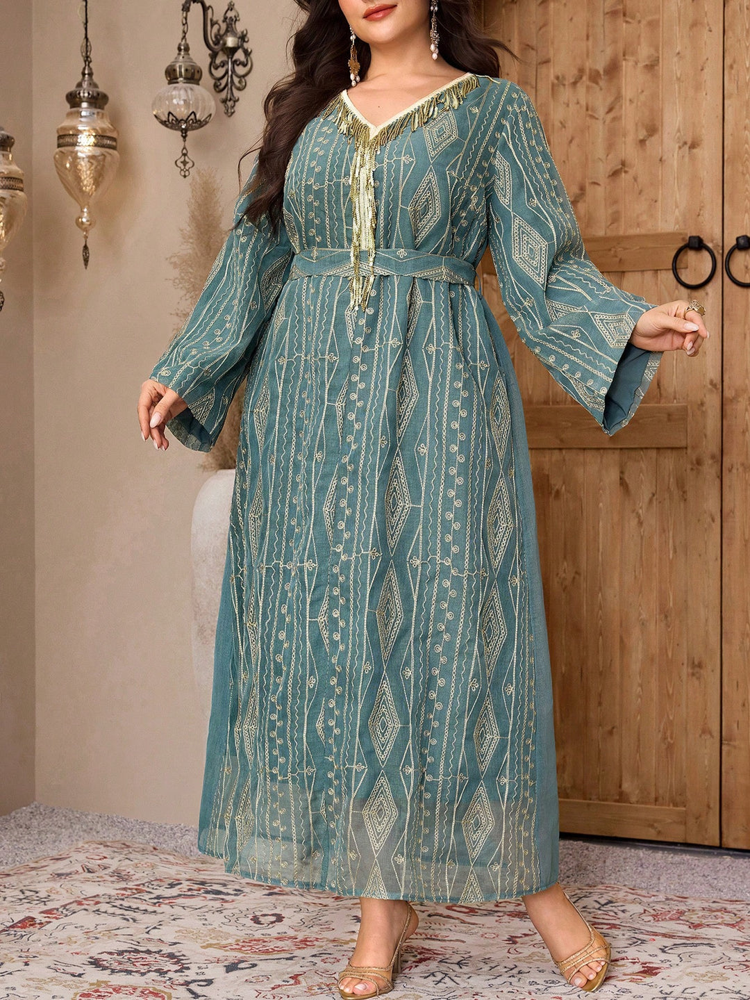Rochie SHEIN, verde