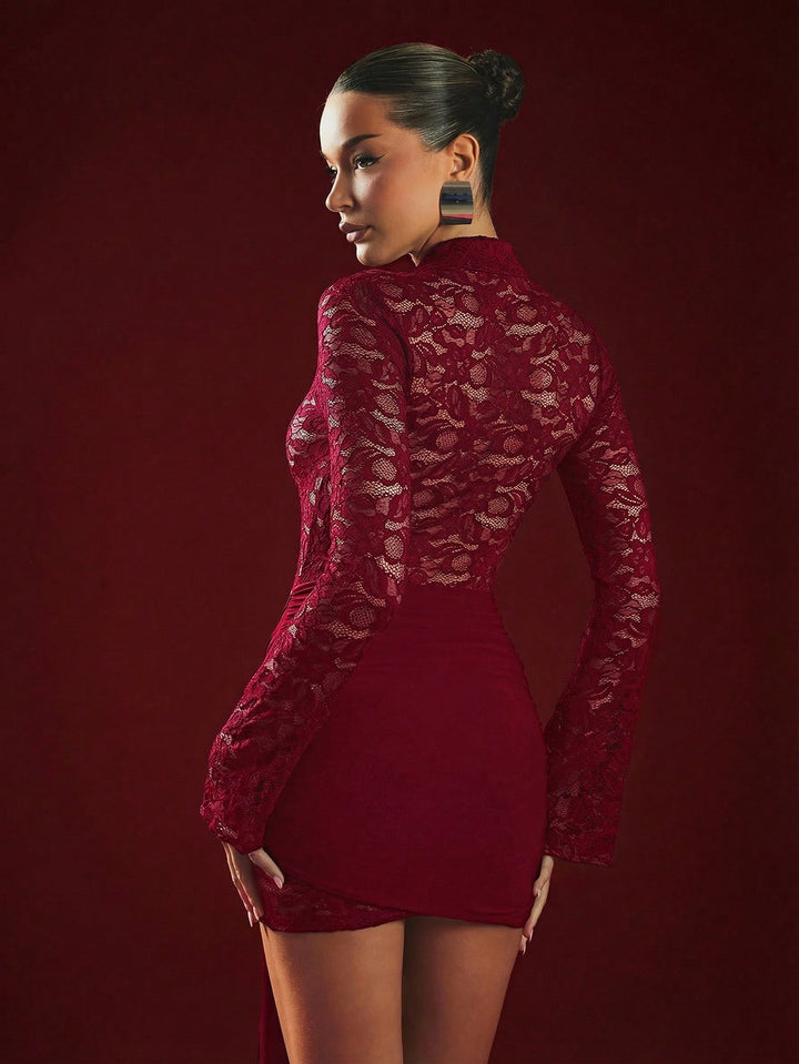 Rochie mini SHEIN, vișiniu