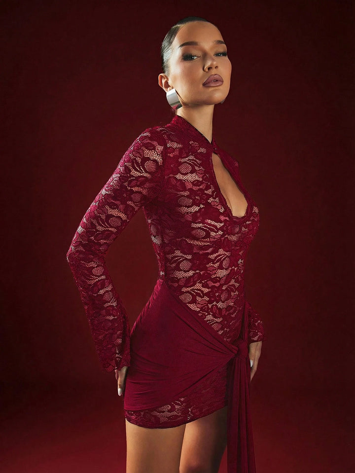 Rochie mini SHEIN, vișiniu