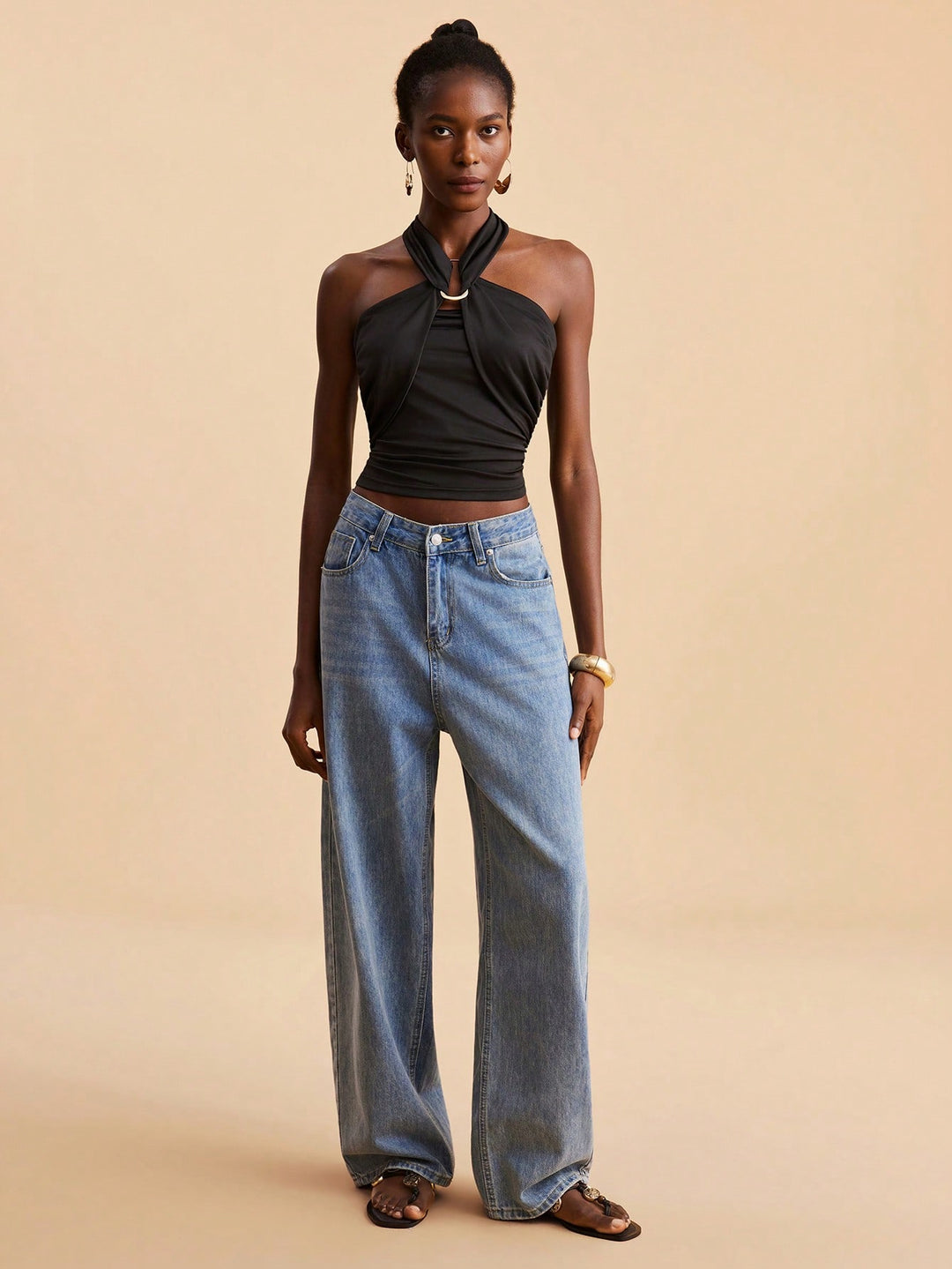 Top SHEIN, negru