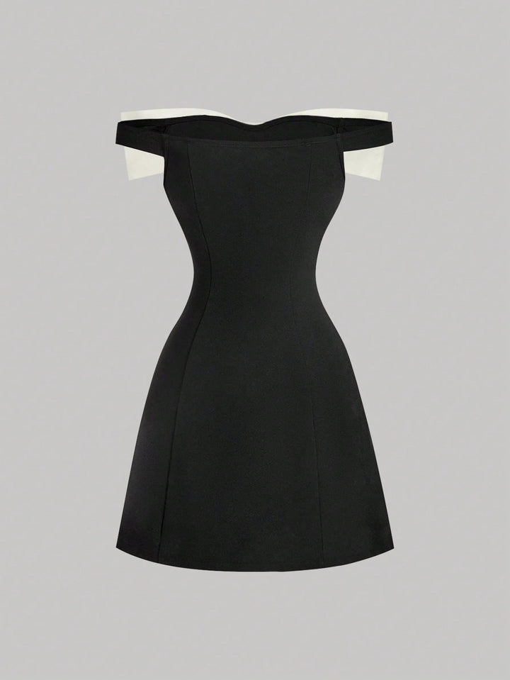 Rochie scurtă SHEIN, negru