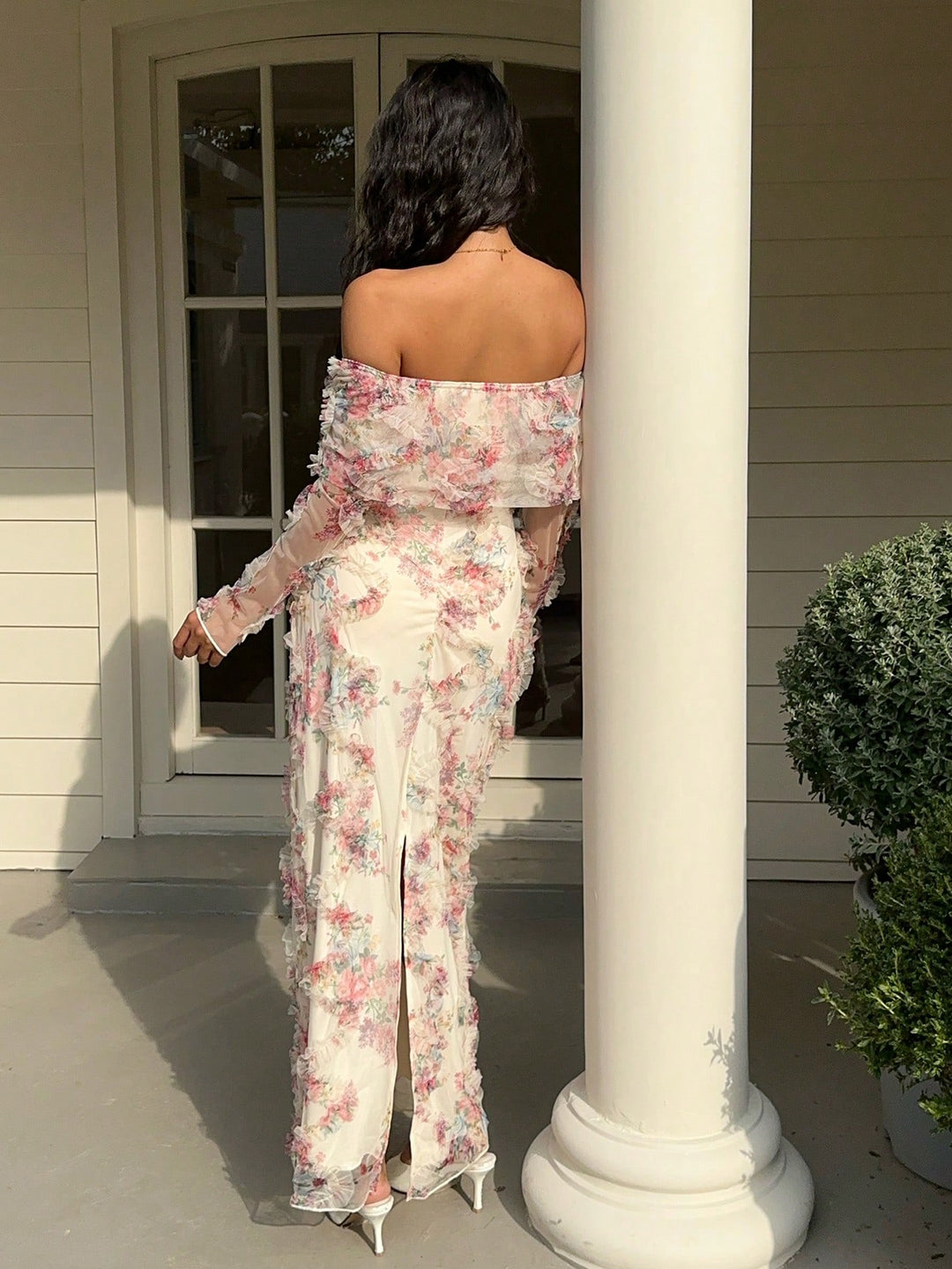 Rochie maxi SHEIN, mix culori