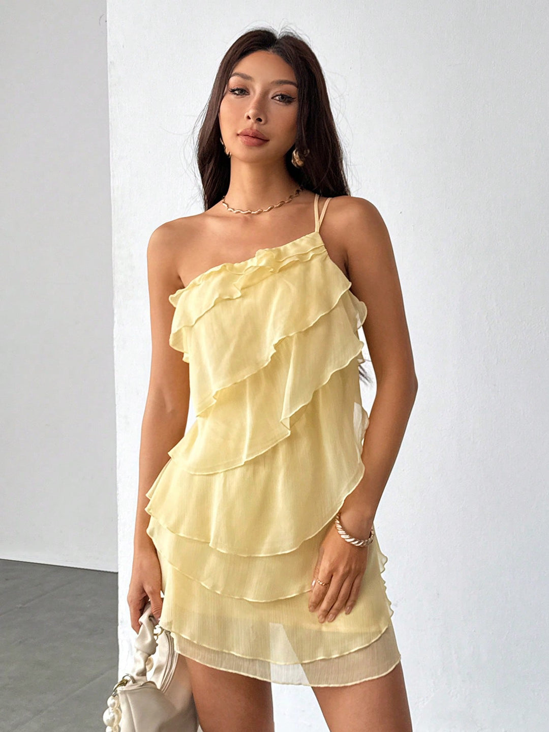 Rochie mini SHEIN, galben