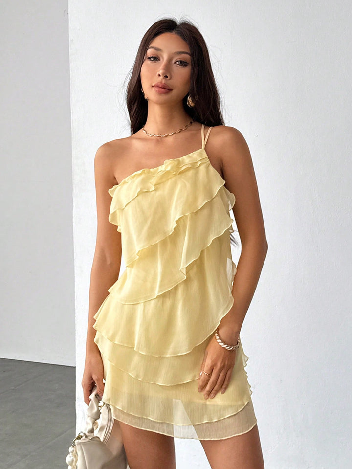 Rochie mini SHEIN, galben