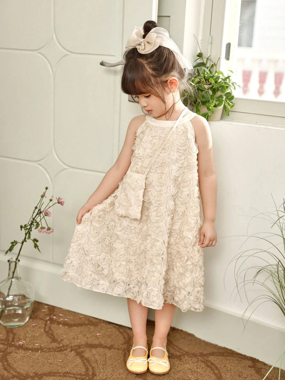 Rochie SHEIN, crem