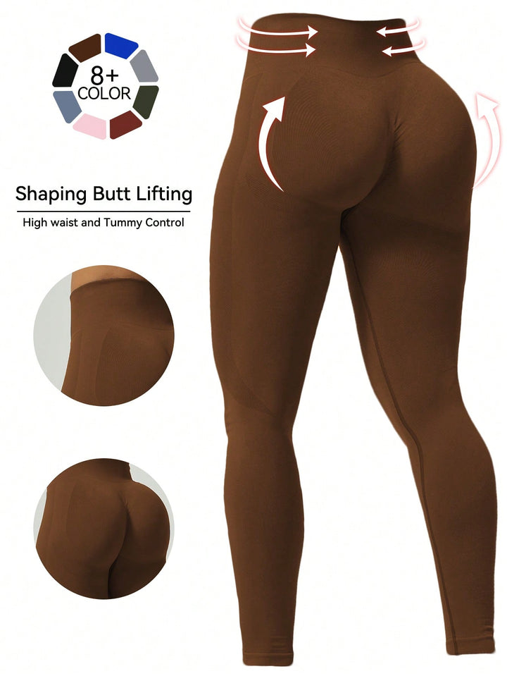 Pantaloni SHEIN, maro