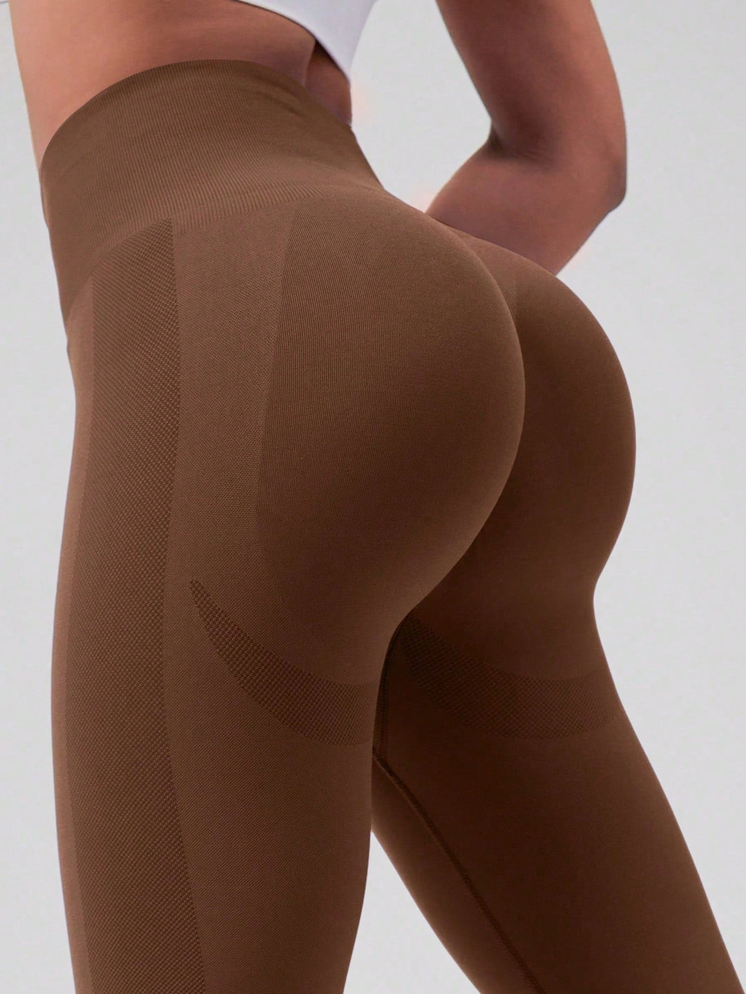 Pantaloni SHEIN, maro