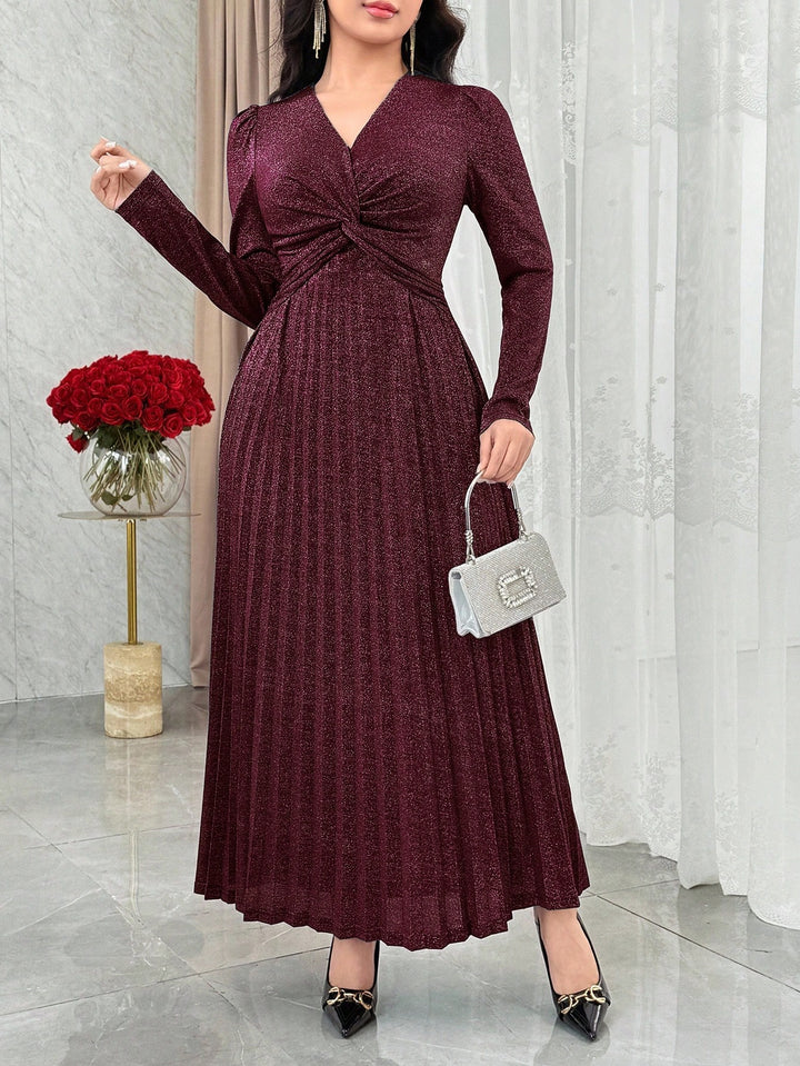 Rochie maxi SHEIN, vișiniu