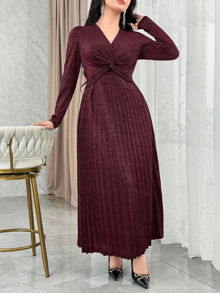 Rochie maxi SHEIN, vișiniu