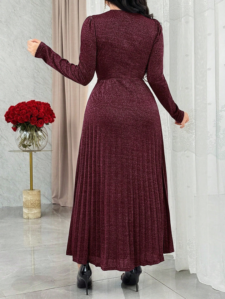 Rochie maxi SHEIN, vișiniu