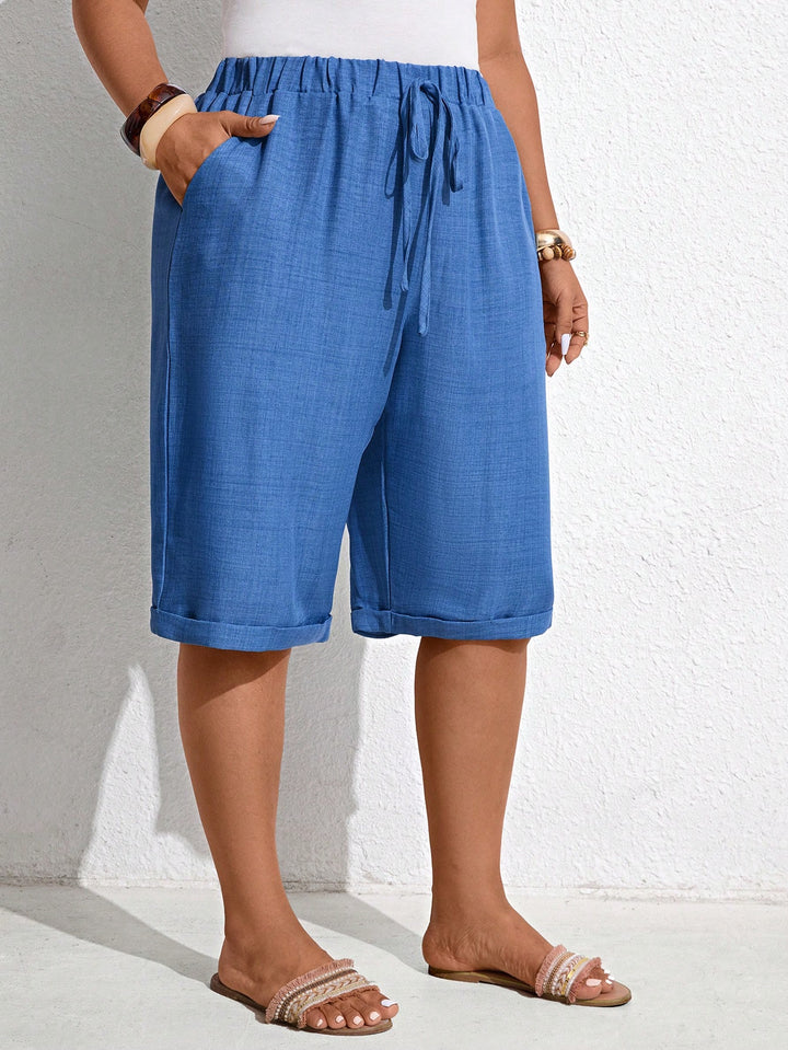 Pantaloni SHEIN, albastru