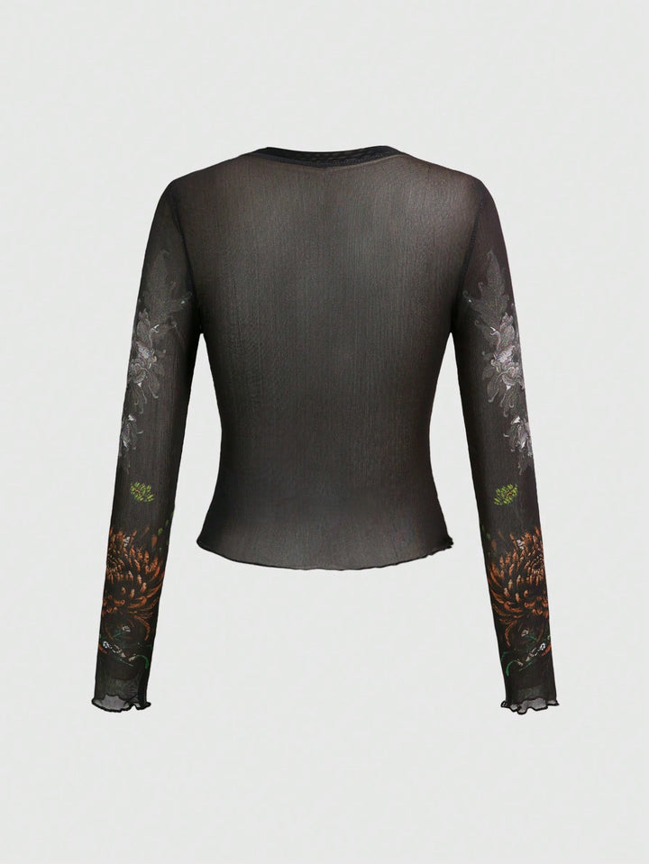 Top SHEIN, negru