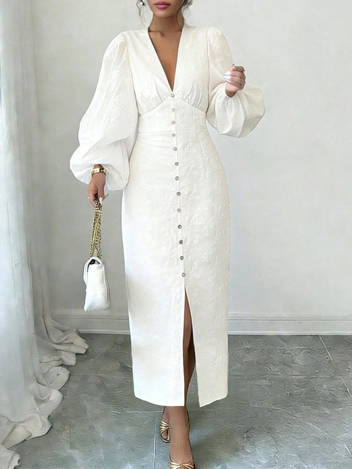 Rochie maxi SHEIN, alb