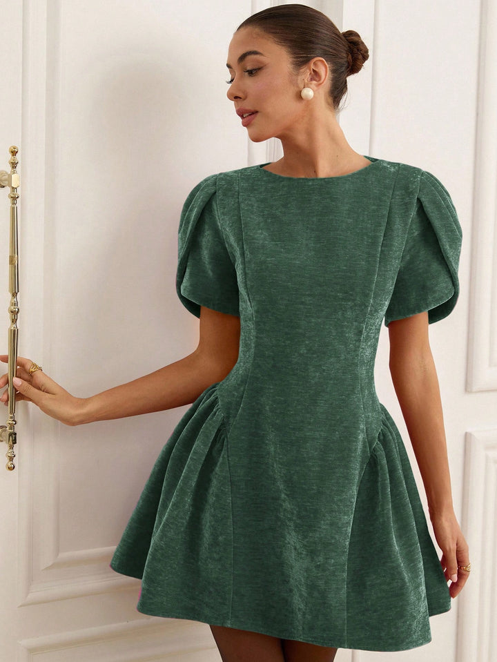 Rochie mini SHEIN, verde