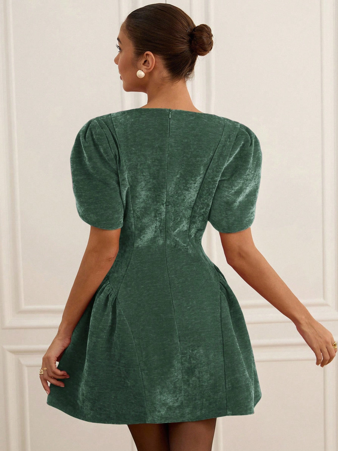 Rochie mini SHEIN, verde