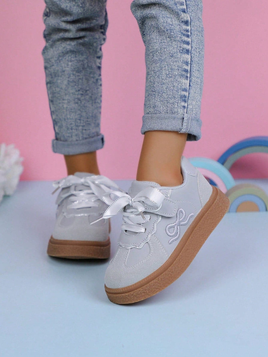 Pantofi sport SHEIN, gri
