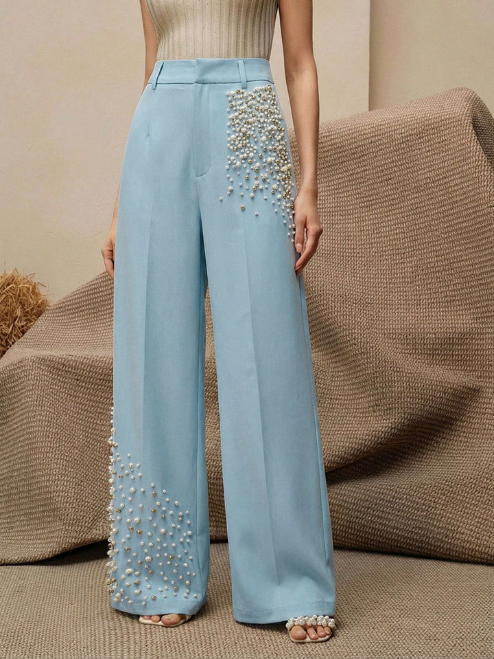 Pantalon SHEIN, albastru