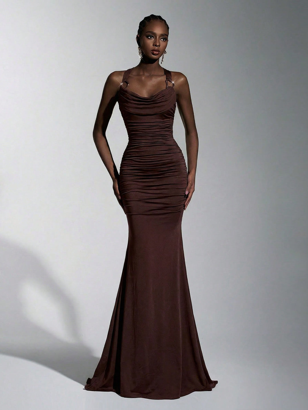 Rochie SHEIN, maro