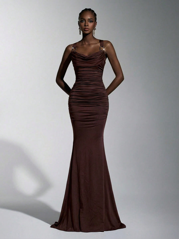 Rochie SHEIN, maro