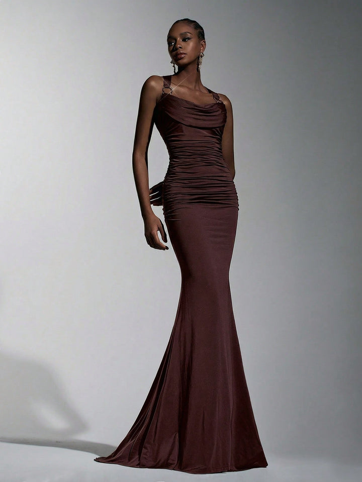 Rochie SHEIN, maro
