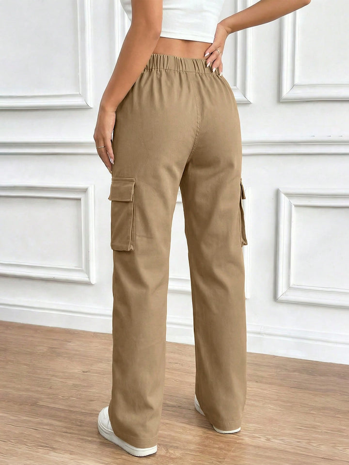 Pantaloni SHEIN, kaki