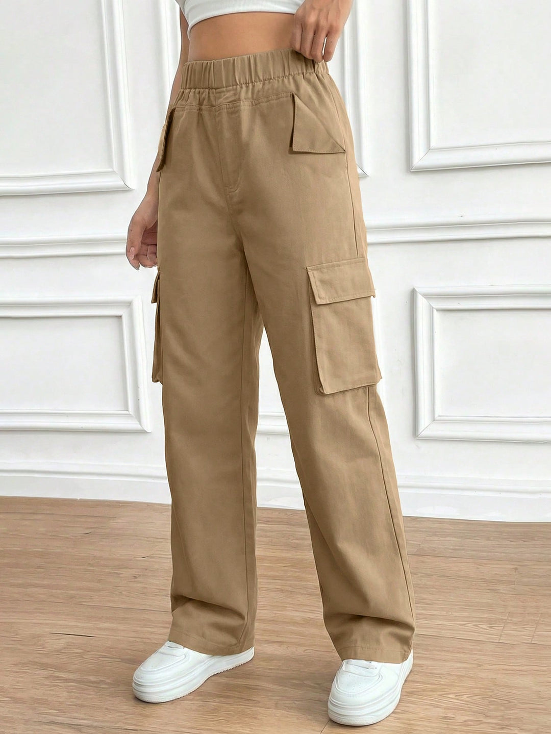 Pantaloni SHEIN, kaki