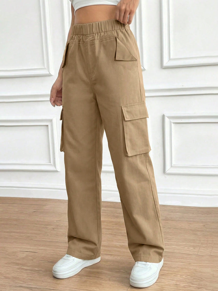 Pantaloni SHEIN, kaki