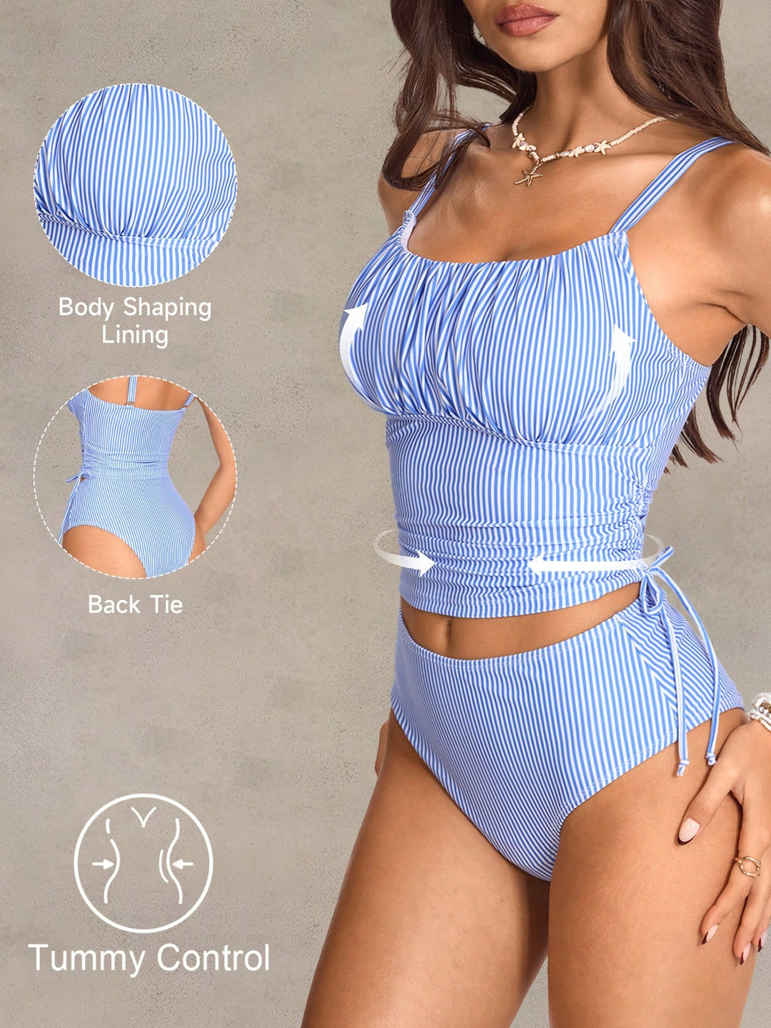 Costum de baie SHEIN, mix culori