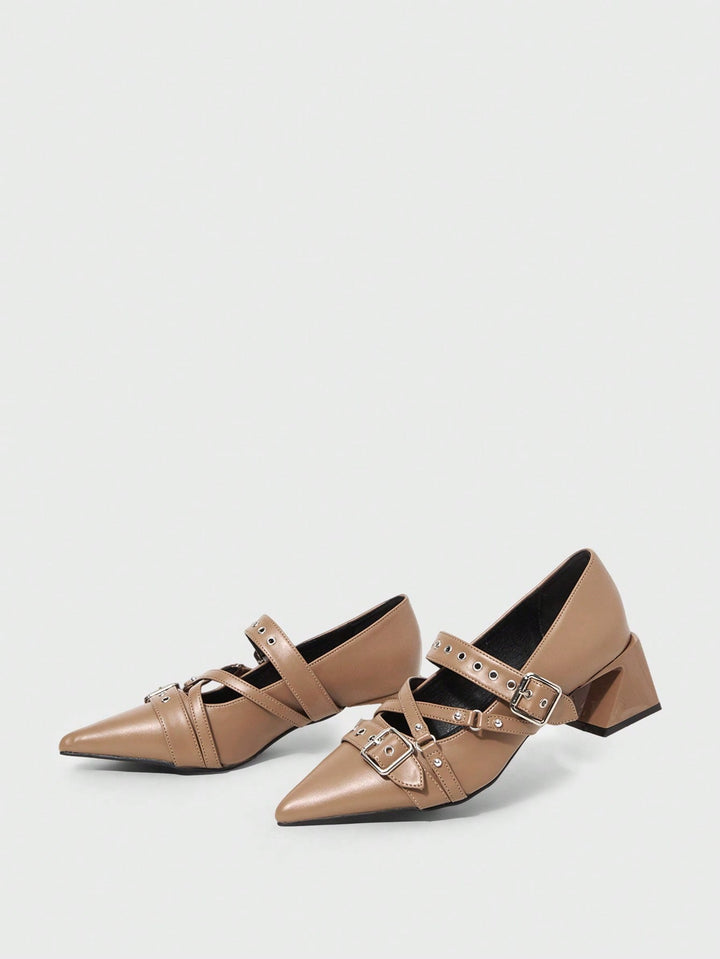 Pantofi cu toc SHEIN, mov