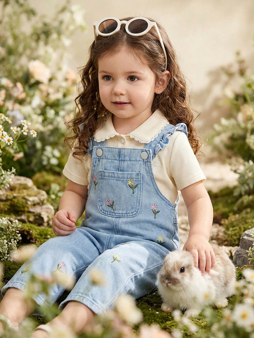 Salopetă denim SHEIN, albastru
