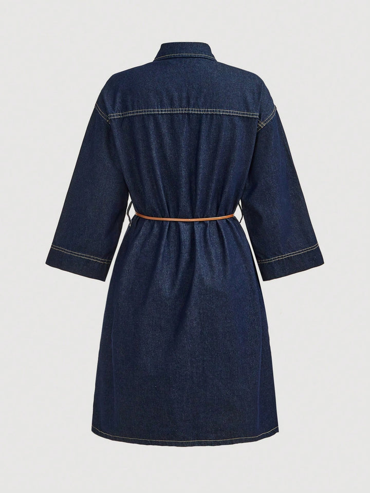 Rochie de blugi SHEIN, albastru