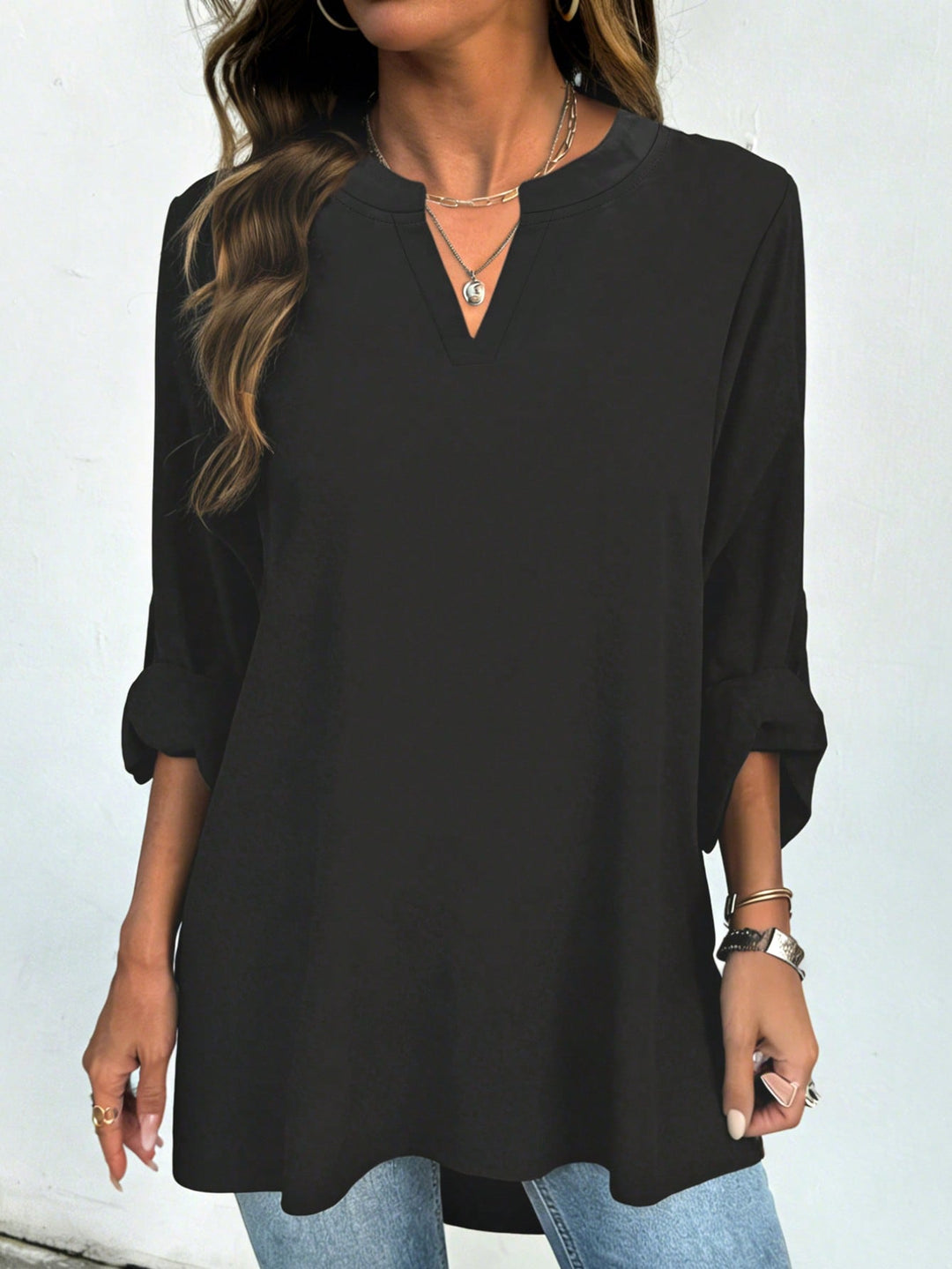 Bluza casual SHEIN, negru