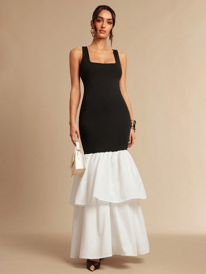 Rochie maxi SHEIN, negru