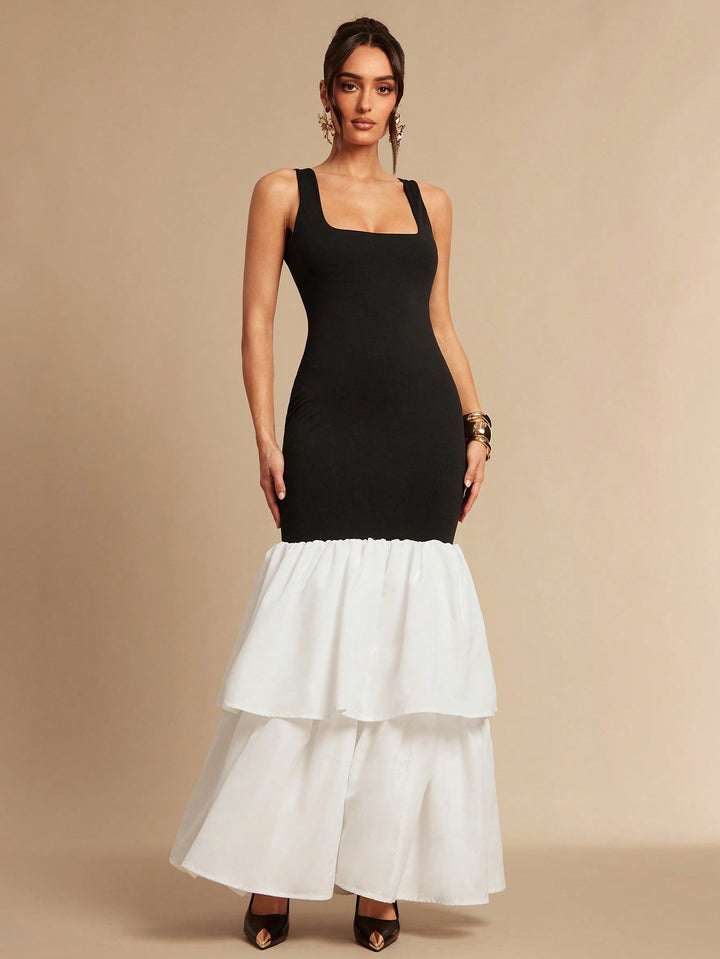 Rochie maxi SHEIN, negru